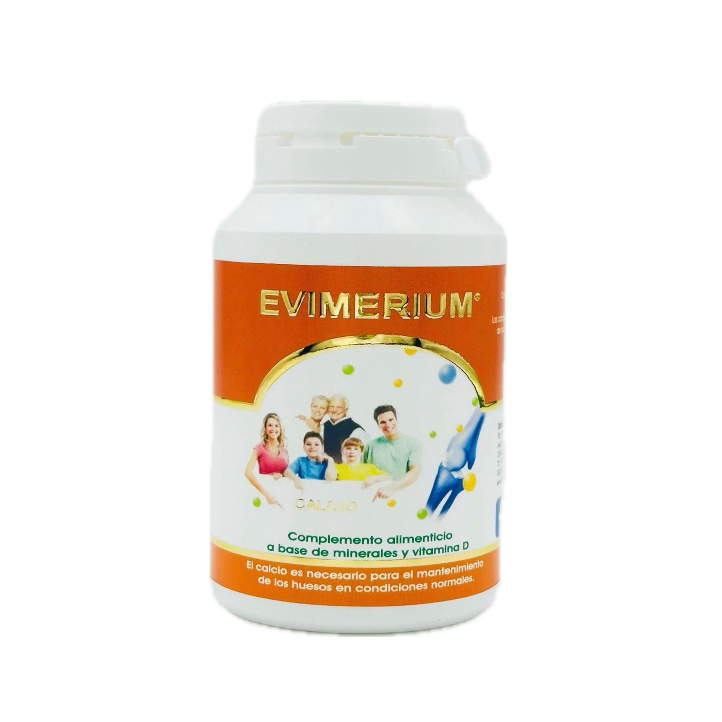 Evimerium Calcio 80 cápsulas Fortalece los huesos